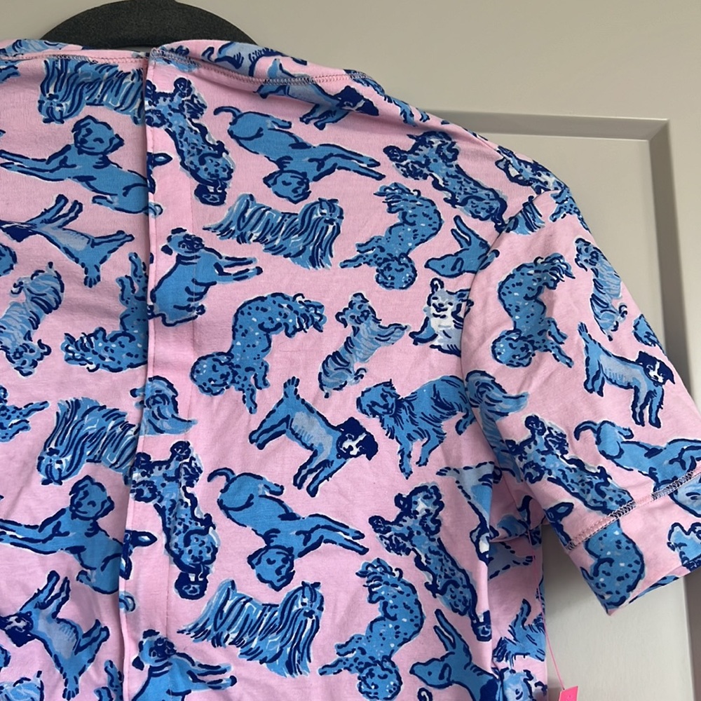 Lilly Pulitzer dog pajamas in fun dog print! New with tags. - Picture 3 of 6